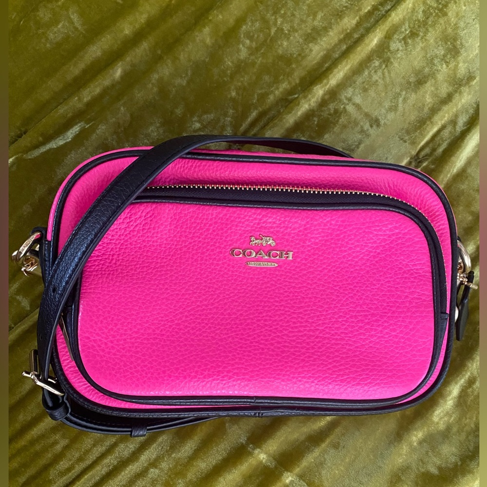COACH camera bag-  Neon pink crossbody